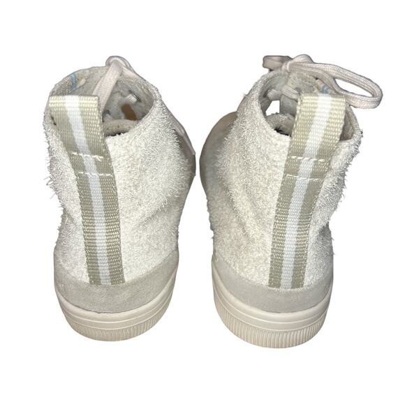 TOMS Women's Trvl Lite High Sneakers Shoe in Shaggy Beige Suede Size 6.5 - Picture 3 of 8